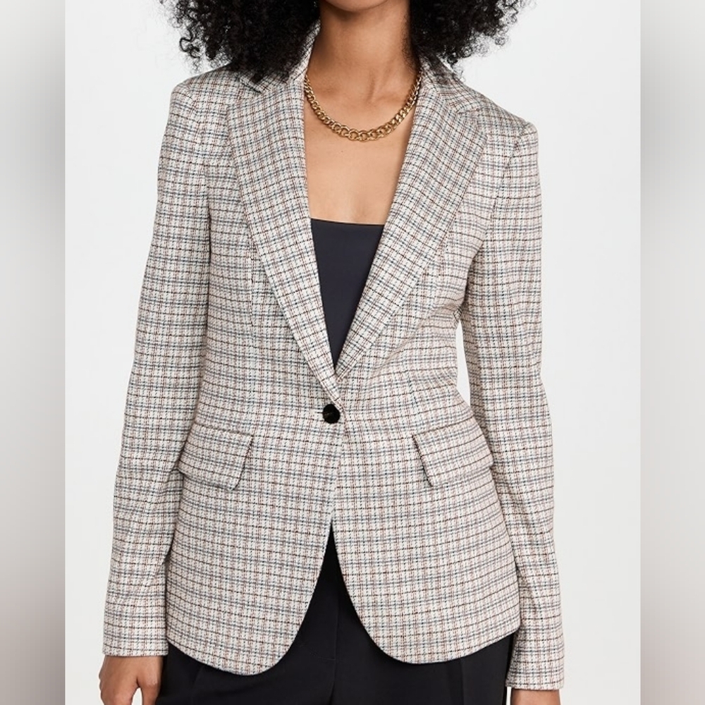 Theory Grid Riding Blazer